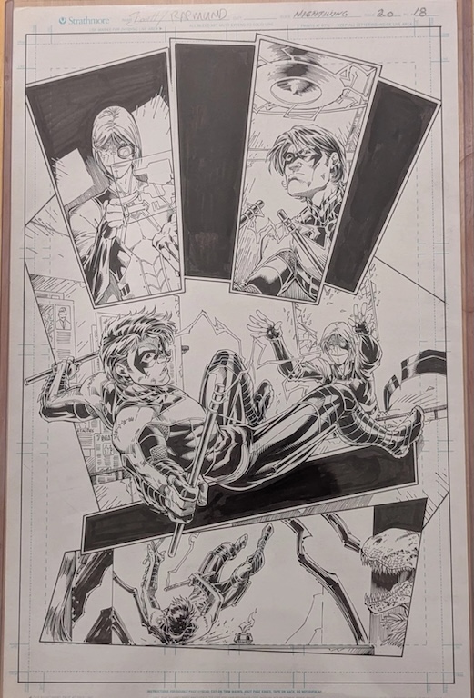 Nightwing Vol 3 20 Page 18 by P: Brett Booth I: Norm Rapmund